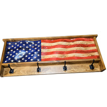Load image into Gallery viewer, Wavy Flag Coat Rack