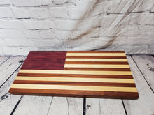 Load image into Gallery viewer, American Flag Cutting Board