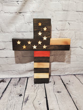 Load image into Gallery viewer, Wooden Flag Crosses
