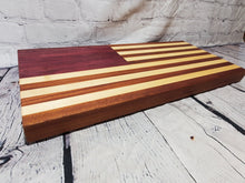 Load image into Gallery viewer, American Flag Cutting Board
